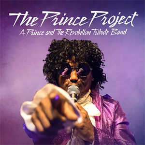 The Prince Project, a Prince and The Revolution tribute band, live at Hollywood Casino Gulf Coast on December 6, 2025 – promotional concert poster.