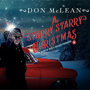 Don McLean A Starry Starry Christmas tour promotional poster for live concert at Beau Rivage Casino Biloxi on December 6, 2025, featuring hits and holiday favorites.