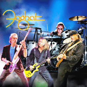 Foghat promotional poster for live rock concert at Hard Rock Casino Biloxi on April 10, 2026 — featuring the legendary classic rock band performing timeless hits as part of premier Gulf Coast casino entertainment.