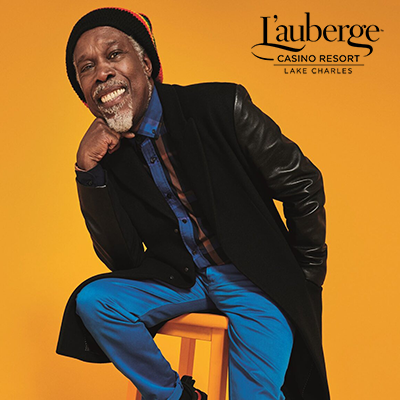 Billy Ocean promotional poster for live concert at L’Auberge Casino Lake Charles on March 4, 2026 — featuring the legendary R&B and pop singer performing classic hits for Gulf Coast casino entertainment fans.