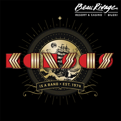 Kansas promotional poster for legendary rock band live concert at Beau Rivage Casino Biloxi on January 31, 2026 — featuring classic anthems and premier Gulf Coast casino entertainment.