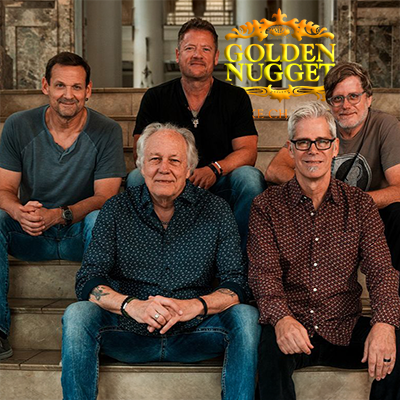 Little River Band promotional poster for live concert at Golden Nugget Casino Lake Charles on March 20 at 8:30 PM featuring the acclaimed rock group performing their smooth harmonies and classic hits as part of Gulf Coast casino entertainment.