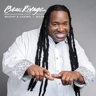 Bruce Bruce performing live at Beau Rivage Theatre Biloxi on August 15, 2026