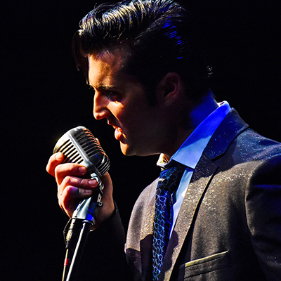 Brandon Bennett Elvis My Way tribute concert promotional image for August 1 2026 at IP Casino Resort Spa Biloxi Mississippi