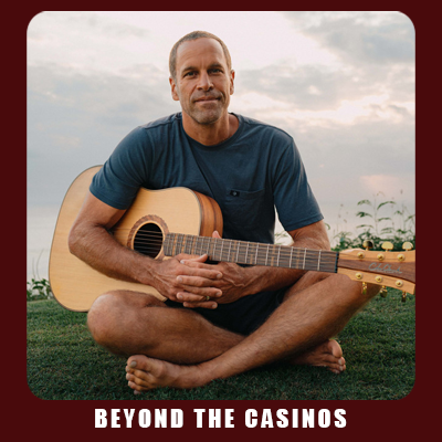 Jack Johnson performing live at The Wharf Amphitheater in Orange Beach Alabama on August 26, 2026, with Lake Street Dive SURFILMUSIC Tour concert event