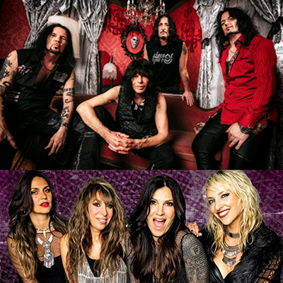 Quiet Riot and Vixen performing live at Golden Nugget Lake Charles Grand Event Center August 15, 2026, classic rock and 80s metal concert Louisiana entertainment event