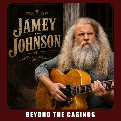 Jamey Johnson Traveling Truebadour Tour live at The Sound Amphitheater Gautier Mississippi October 2, 2026, with special guest Theo Lawrence country concert Mississippi Gulf Coast entertainment event