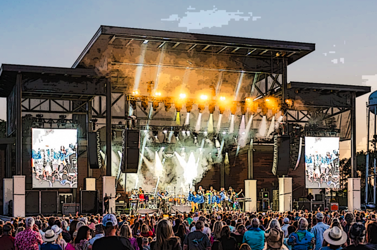 The Sound Amphitheater outdoor concert venue in Gautier Mississippi on the Gulf Coast